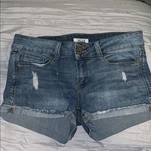 Mudd light blue denim shirts